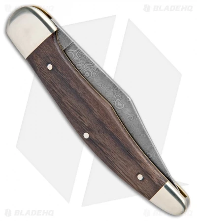 Boker 20-20 150th Anniversary Damascus Series Pocket Knife 5.25" Chestnut 3 Boker 20-20 150th Anniversary Damascus Series Pocket Knife 5.25" Chestnut - Image 3