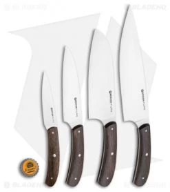 Boker Anso Pure CPM 5-Piece Kitchen Knife Set Oak Wood W/ Magnetic Block -Boker Knives Boker Anso Pure CPM 5 Piece Kitchen Set Oak Wood Magnetic Block BHQ 116561 jr bottlecap 1