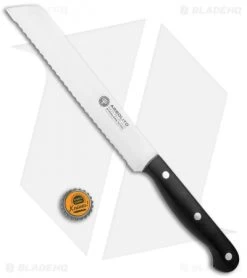Boker Arbolito 8" Bread Kitchen Knife Black -Boker Knives Boker Arbolito 8in Bread Kitchen Black 03BA8408 BHQ 5448 jr bottlecap