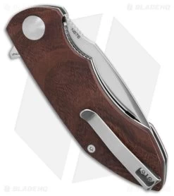 Boker Arbolito Nahuel Liner Lock Knife Guayacan Wood (3.25" Satin) 01BA004 -Boker Knives Boker Arbolito Nahuel LLK Guayacan Wood 3in Satin BHQ 146780 td side