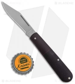 Boker Barlow Integral Pocket Slip Joint Knife Black Canvas Micarta (3.25" Satin) 7 Boker Barlow Integral Pocket Slip Joint Knife Black Canvas Micarta (3.25" Satin) -Boker Knives Boker Barlow Integral Pocket Knife Micarta SW 111943 BHQ 120617 jr bottlecap