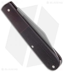 Boker Barlow Integral Pocket Slip Joint Knife Black Canvas Micarta (3.25" Satin) 6 Boker Barlow Integral Pocket Slip Joint Knife Black Canvas Micarta (3.25" Satin) -Boker Knives Boker Barlow Integral Pocket Knife Micarta SW 111943 BHQ 120617 jr side