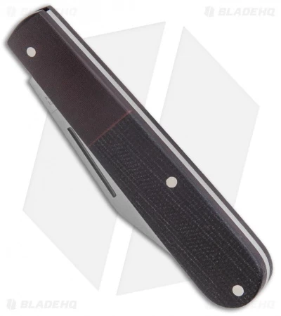 Boker Barlow Integral Pocket Slip Joint Knife Black Canvas Micarta (3.25" Satin) 2 Boker Barlow Integral Pocket Slip Joint Knife Black Canvas Micarta (3.25" Satin) - Image 2