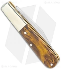 Boker Barlow Pocket Knife Curly Birch Wood (3.3" Satin) 117941 -Boker Knives Boker Barlow Pocket Knife Curly Birch Wood 117941 BHQ 120614 jr side