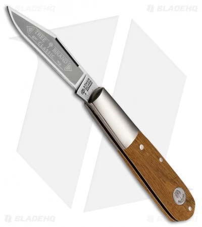 Boker Barlow Pocket Knife 3.25" Whiskey Barrel Wood (110493TWB) 1 Boker Barlow Pocket Knife 3.25" Whiskey Barrel Wood (110493TWB)