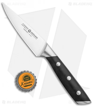 Boker Forge 3.5" Paring Kitchen Knife Black 4 Boker Forge 3.5" Paring Kitchen Knife Black - Image 4
