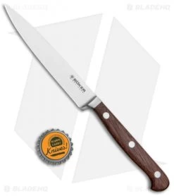 Boker Heritage 4.5" Office/Paring Kitchen Knife Walnut Wood -Boker Knives Boker Heritage Utility Knife BHQ 122931 jr bottlecap