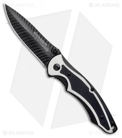 Boker Magnum Backbone Spring Assisted Liner Lock Knife Black (3.25" Black) 1 Boker Magnum Backbone Spring Assisted Liner Lock Knife Black (3.25" Black)