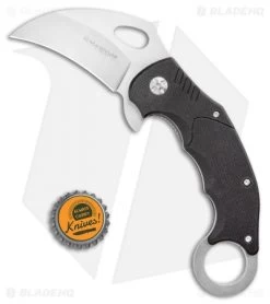 Boker Magnum Dark Claw Liner Lock Karambit Knife Black G-10 (2.75" Stonewash) 7 Boker Magnum Dark Claw Liner Lock Karambit Knife Black G-10 (2.75" Stonewash) -Boker Knives Boker Magnum Dark Claw Manual Knife Black G 10 BHQ 94422 ns bottlecap