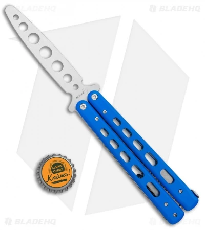 Boker Plus Balisong Trainer Butterfly Knife Blue G-10 (4" Satin) 01BO713 4 Boker Plus Balisong Trainer Butterfly Knife Blue G-10 (4" Satin) 01BO713 - Image 4