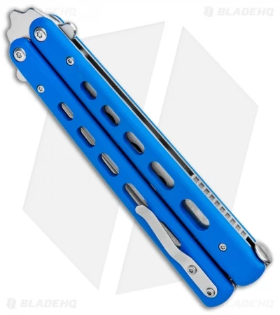 Boker Plus Balisong Trainer Butterfly Knife Blue G-10 (4" Satin) 01BO713 3 Boker Plus Balisong Trainer Butterfly Knife Blue G-10 (4" Satin) 01BO713 - Image 3