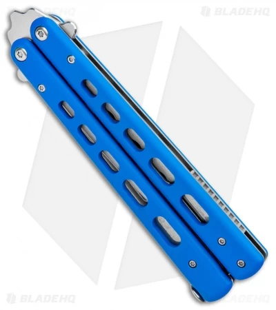 Boker Plus Balisong Trainer Butterfly Knife Blue G-10 (4" Satin) 01BO713 2 Boker Plus Balisong Trainer Butterfly Knife Blue G-10 (4" Satin) 01BO713 - Image 2