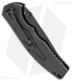 Boker Plus Gemini NGA Spring Assisted Knife Black (3.5" Black Serr) 01BO503 -Boker Knives Boker Plus Gemini NGA SA Black Black Serr 01BO503 BHQ 105723 jr side