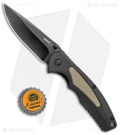 Boker Plus Gemini NGA Spring Assisted Knife Black/Coyote (3.5" Black) 01BO505 -Boker Knives Boker Plus Gemini NGA SA Black Coyote Black 01BO505 BHQ 105722 jr bottlecap