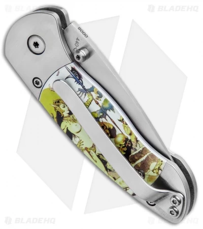 Boker Plus Gordito Frazetta "Ghoul Queen" Folding Knife (2.25" Satin) 3 Boker Plus Gordito Frazetta "Ghoul Queen" Folding Knife (2.25" Satin) - Image 3