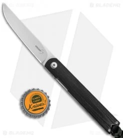 Boker Plus Kansei Nori Liner Lock Knife G-10 (3.125 Satin) 01BO890 -Boker Knives Boker Plus Kansei Nori LL Black G 10 Satin 01BO890 BHQ 101766 jr bottlecap