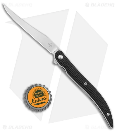 Boker Plus Texas Toothpick Liner Lock Knife Black G-10 (3.5" Satin) 4 Boker Plus Texas Toothpick Liner Lock Knife Black G-10 (3.5" Satin) - Image 4