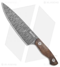 Boker Vox Saga 7.75" Damascus Chef's Kitchen Knife Castle Wood