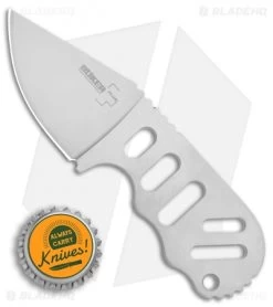 BÃ¶ker Plus Subcom Fixed Blade Stainless Handle (2.5" Gray) 02BO012 -Boker Knives Boker Subcom stainless handle gray 02BO012 BHQ 68120 jr bottlecap