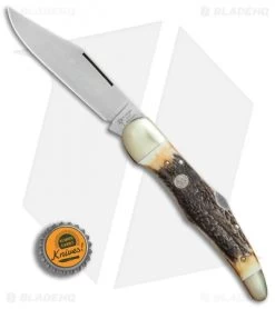 Boker Tree Brand L.E. Hunter Lockback Pocket Knife 5.25" Stag 111011HH 7 Boker Tree Brand L.E. Hunter Lockback Pocket Knife 5.25" Stag 111011HH -Boker Knives Boker Tree Brand LE Hunter stag BHQ 78494 er bottlecap
