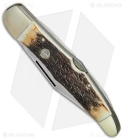 Boker Tree Brand L.E. Hunter Lockback Pocket Knife 5.25" Stag 111011HH 6 Boker Tree Brand L.E. Hunter Lockback Pocket Knife 5.25" Stag 111011HH -Boker Knives Boker Tree Brand LE Hunter stag BHQ 78494 er spine