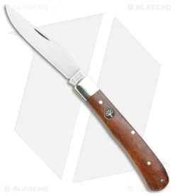 Boker Uno Trapper Pocket Knife Brown Desert Ironwood (4" Satin) 112565