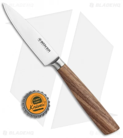 Boker Core 3.5" Paring Kitchen Knife Walnut Wood 4 Boker Core 3.5" Paring Kitchen Knife Walnut Wood - Image 4