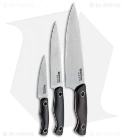 Boker Vox Saga 3-Piece Kitchen Knife Set Grenadill Wood